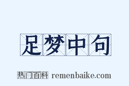 足梦中句是什么意思的图片